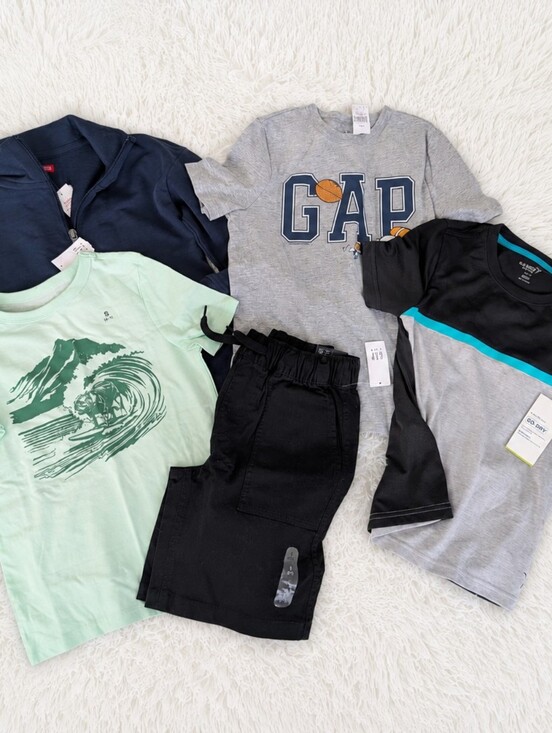 GAP Other - NEW Boys Bundle Youth Sizes 6-7 Gap Old Navy Liberty Valor